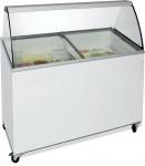 Tiefkühltruhe EK 400E-GA - Esta Speisecremetruhe mit Glashaube 