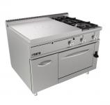 Glühplattenherd Gasofen + 2 Brenner + Tür LQ Modell LQ/TPG6LO 