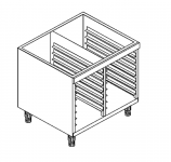 Arbeitsschrank offen 14x GN 1/1 B 80cm x T 68cm Sonderbau 