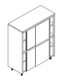 Geschirrschrank mit 4 Schiebetüren B 200cm, T70cm Sonderbau 