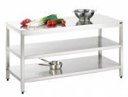 Arbeitstisch mit Grund - & Zwischenboden Serie Variabel I Bautiefe: 600 mm I Breite: 700 mm I ATGZ076 
