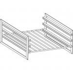 Führungsschienen-Kit GN 1/1 für Unterbauten 40cm  