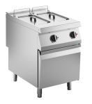 Elektro-Fritteuse 2 Becken je 10 L Standgerät 18kW 