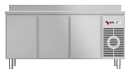 Kühltisch mit Arbeitsplatte aufgekantet KTF 3220 O Zentralkühlung 