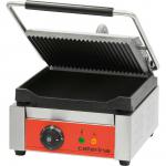 Kontaktgrill CATERINA, unten glatt/oben gerillt, 300 x 390 x 270 mm (BxTxH) 