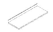 Arbeitsplatte mit Aufkantung Breite 2200cm, Tiefe 70cm 