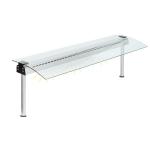 Beleuchtungselement, 21W, 4 GN 1/1 m. Kristallglasfl. einseitig abgerundet 