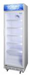 Glastürkühlschrank mit Werbedisplay - weiß - GCDC400 