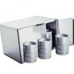 Fässerkühlbox 6x 50 Liter aus Edelstahl, ohne Kühlaggregat 