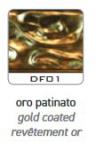 Teca Vino Rahmen Gold beschichtet 