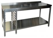 Arbeitstisch, 2600x600x850 mm, mit Grundboden 