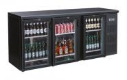 Flaschenkühltisch, 2002x513x860 mm, schwarz, 536.5 L, 