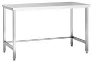 Arbeitstisch, 1300x700x850mm, aus CNS 18/10 