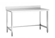 Arbeitstisch, 900x700x850 mm, aus CNS 18/10, 