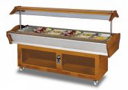 Gastro Buffet HOT, 2200x900x850/1350 mm, 3 x 1,25 kW, 