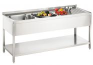 Spültisch aus CNS 1800x600x850mm 