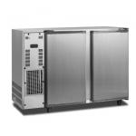 Barkühlschrank mit 2 Flügeltüren, 380 Liter, -2°/+8°C -Edelstahlausführung 
