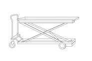 LeichenHubwagen für Verstorbene  Leichenlift 