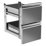 Schubladenkit 2x 1/2 für Kühltische mit Tiefe 600 mm 