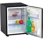 Minibar mit 2 Regalböden, schwarz, 40 Liter 