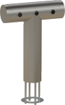 Schanksäule 4" "T-Line", 3 ltg. 