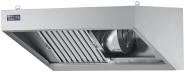 Wandhaube -L 2800mm, mit Ventilator und LED-Einbaubeleuchtung 