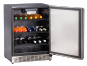 KBS 154 U Volltür-Kühlschrank schwarz Umluft, einbaufähig