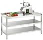 Arbeitstisch mit Grund - & Zwischenboden Serie Variabel I Bautiefe: 600 mm I Breite: 800 mm I ATGZ086A