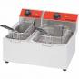 Doppel-Fritteuse CATERINA, 3 + 5 Liter, 455 x 410 x 295 mm (BxTxH)