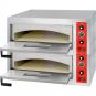 Pizzaofen mit zwei Kammern, 2 x 4,45 kW, 975 x 761 x 753 mm (BxTxH)