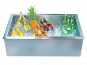 Edelstahlwanne, "Aargau" 4xGN1/1