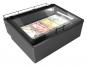 AUFTISCHeisVITRINE MINICREAM 4V LED grau