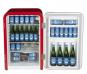 Retro Kühlschrank Kingston in Rot - VIRC160