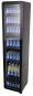 Retro Kühlschrank mit Glastür - Slimcooler - schwarz - GCGD175