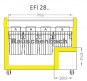 EFI 2853-41 Liebherr Impuls- Eisverkaufstruhe