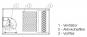 Abluftreinigungsanlage 670x1100x430 mm,