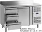 Tiefkühltisch aus Edelstahl - TKT-3 - Esta