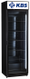 Glastürkühlschrank FLK 365 schwarz