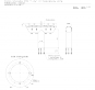 Schanksäule "T-Line", 4 ltg., schräg