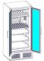 ML 900 efficold  Getränkekühler Glastür o easy Filll System Roto Shelf