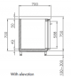 Gram Kühltisch GASTRO K 2207 CSG A 3D/3D/3D/3D L2