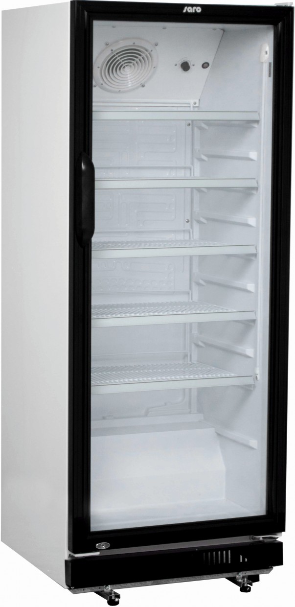 Glas-Kühlschrank mit Umluftventilator Modell GTK 310 