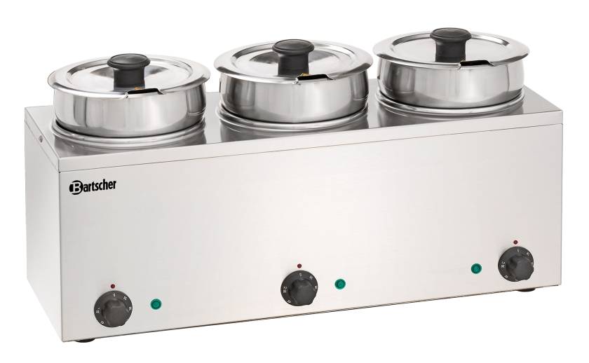 Bain Marie Hotpot, 3x Topf, 3,5 L 