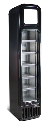 AHT Glastür-Kühlschrank Fancy Slim C Black