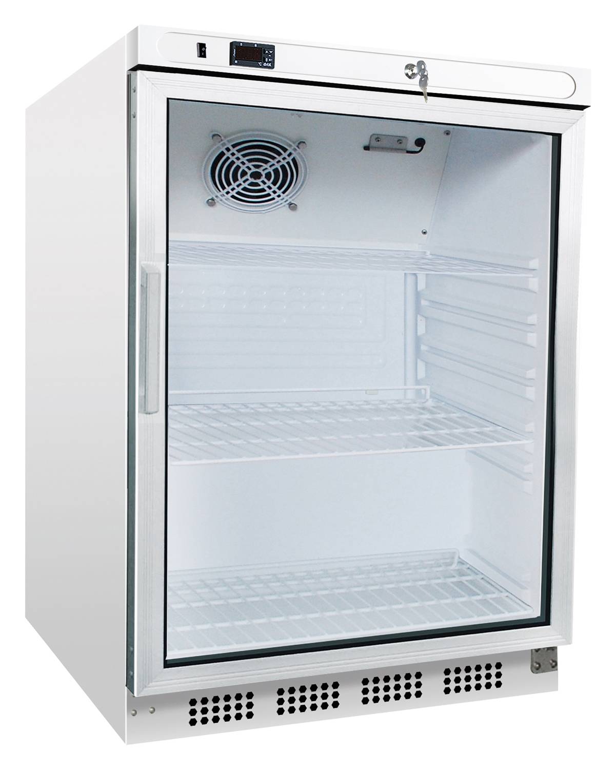 Kühlschrank mit Glastür, 600x585x855 mm, 200 L/ 128L, | Günstig online  kaufen