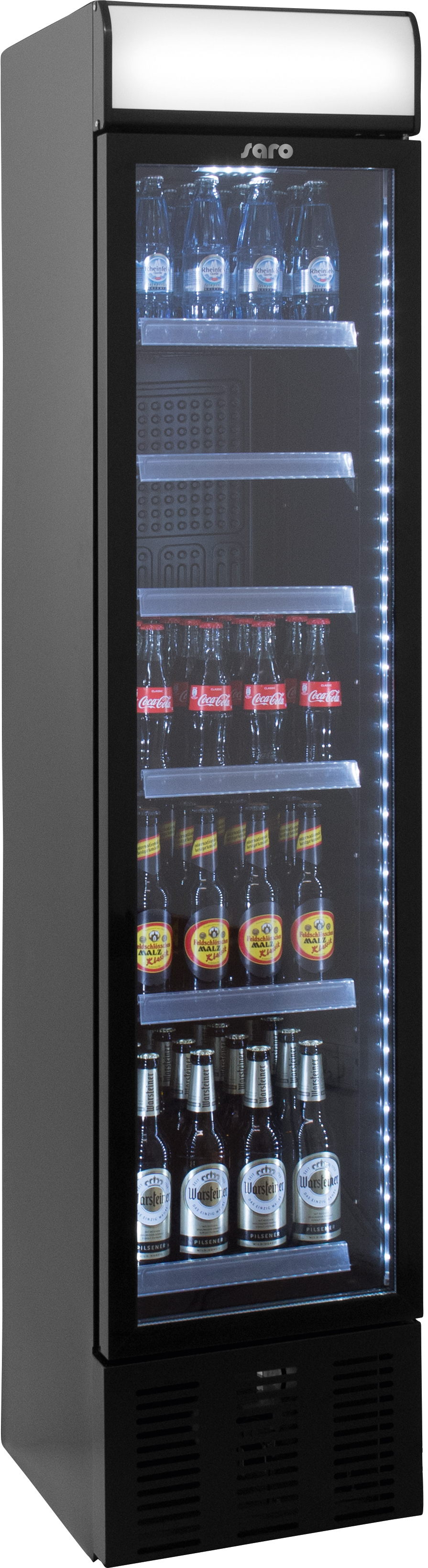 Extra schmaler Kühlschrank mit Umluftventilator Modell DK 134 
